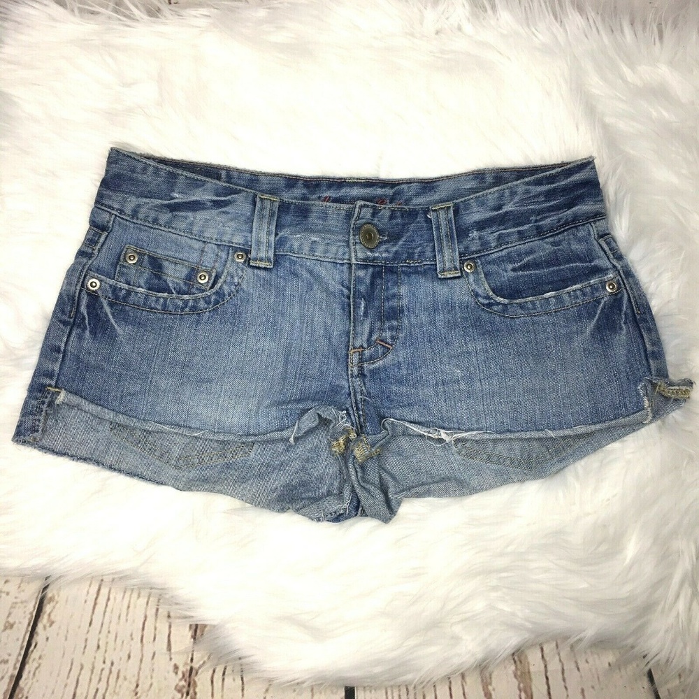 American Eagle Denim Short shorts size 2